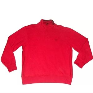 Izod $60 Mens 1/4 Zip Sweater shirt sz. Large New Condition: